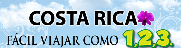 Costa Rica Easy to Travel as 1,2,3