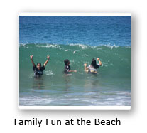 Family Fun At The Beach