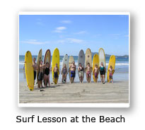 Surf Lesson at the Beach